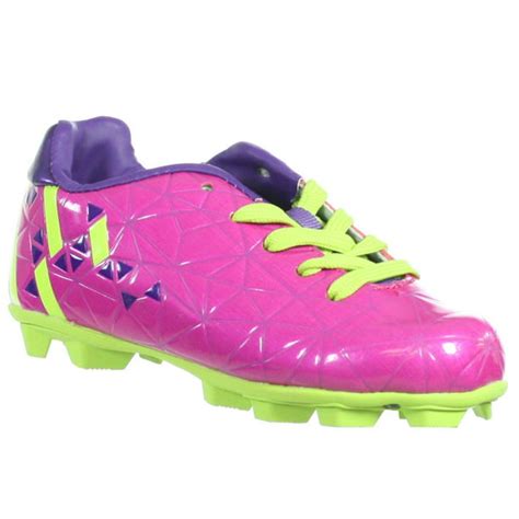 Classic Sport 3020 Gpkpu Youth Soccer Cleats Pink Purple Neon 12 Y