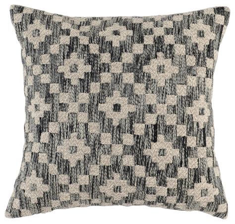 Classic Home Accent Pillows V142032 Perot Onyx Throw Pillow Sam