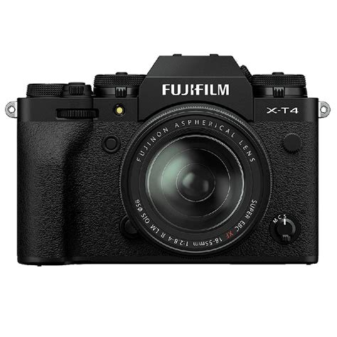 fujifilm x t4 26 1mp mirrorless camera built in lens weather sealed body 16650742 black at
