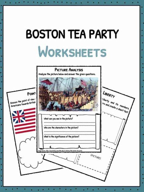 10 Best Boston Tea Party Homeschool Images In 2020 Boston Tea