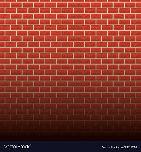 Brick Wall Room Background Cartoon Picture Cartoon Brick Wall Vector