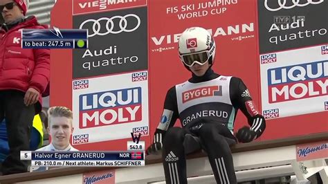 Halvor egner granerud is a norwegian ski jumper.1 he debuted in the fis ski jumping world cup in 2015, and got his best result in engelberg in december 2017, when he finished 5th. Halvor Egner Granerud - Vikersund 2017 - 220 m - Dangerous Jump - YouTube