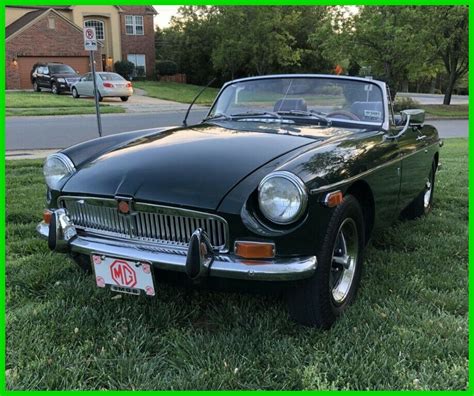 1972 Classic Mgb Roadster Convertible 4 Cylinder 16 787 Miles 4 Speed
