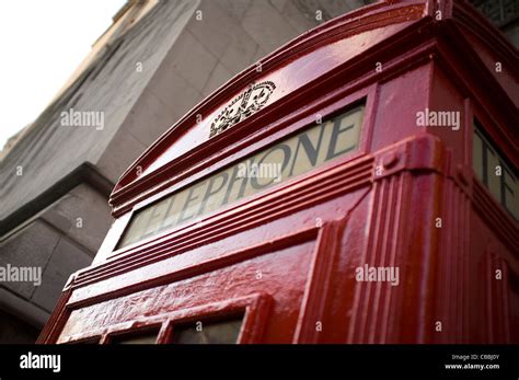 Red London Telephone Kiosks The Famous K2 Design Still In Use In