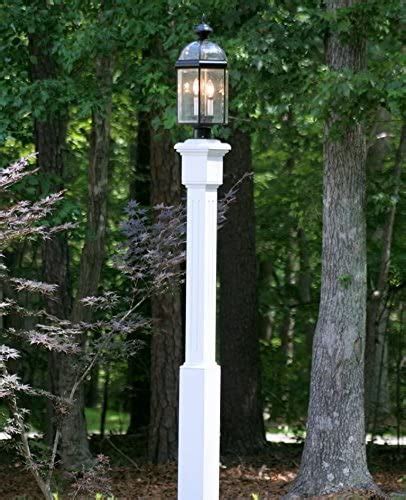 White Pvc Lamp Post Lp 4 Home And Kitchen