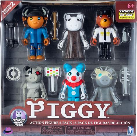 Phatmojo Piggy Series 2 6 Pack 35 In Figures