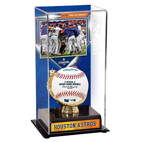 Houston Astros 2021 American League Champions Sublimated Display Case