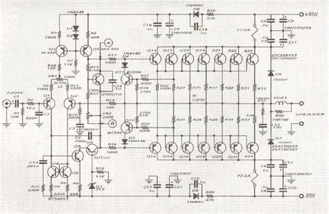 Simple Audio Power Amplifier Circuit Diagram