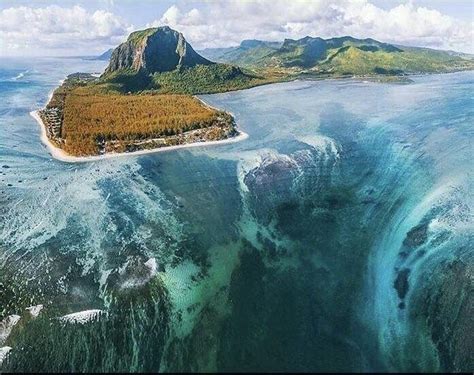Underwater Waterfall In Indian Ocean Physically