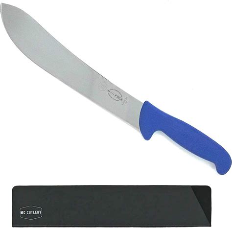 f dick ergogrip 10 inch traditional butcher knife mad cow cutlery exclusive knife and blade