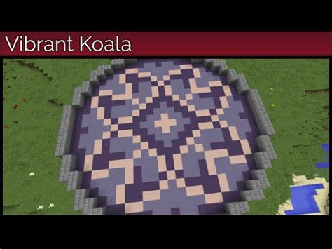 Now to come up with a floor design to fit this awesome size 51 circle. Minecraft: Three Tone Circular Floor Design - YouTube