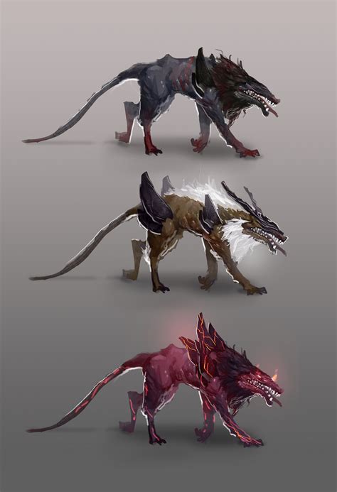 Alien Dog Creature Concept By Jeffchendesigns On Deviantart