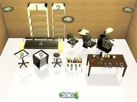 Beauty Salon The Sims 4 Catalog Sims 4 Sims 4 Cc Furniture Sims 4