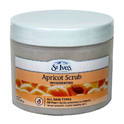Ives fresh skin apricot body scrub is made with walnut shell powder and corn kernel meal that naturally exfoliates skin, leaving it looking refreshed and healthier. St. Ives Apricot Body Scrub reviews, photo - Makeupalley