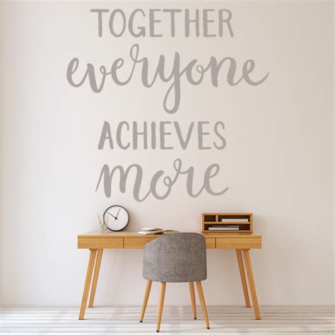 Together Team Office Quote Wall Sticker