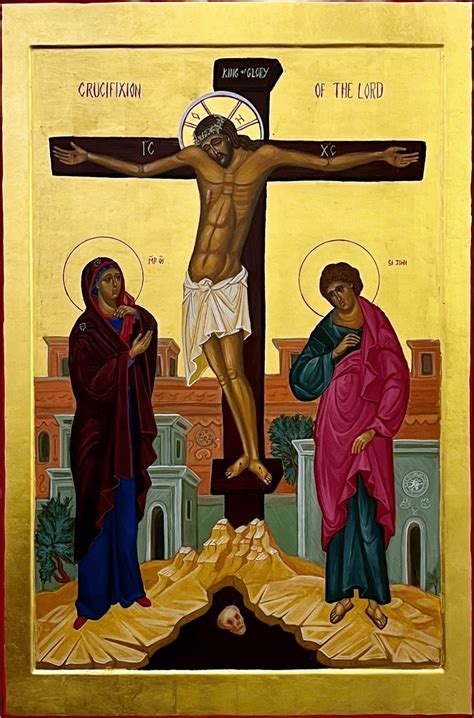 The Icon Of The Crucifixion Of The Lord Church Of The Ascension