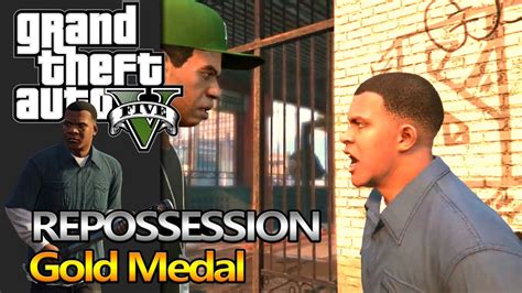 Gta 5 Franklin And Lamar Repossession Mission Gold Medal Youtube