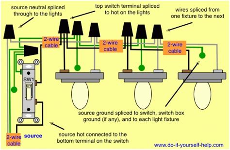 Parallel wiring for lighting circuits. How To Wire Lights In Parallel With Switch Diagram | Fuse Box And Wiring Diagram