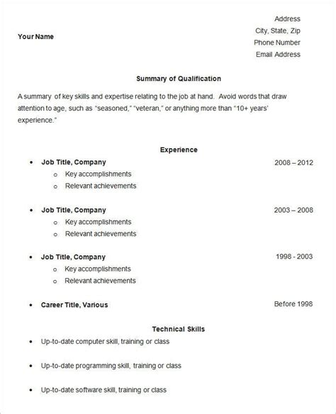 Simplicity is the ultimate sophistication! 25 Fresh Simple Resume Format Sample - BEST RESUME EXAMPLES