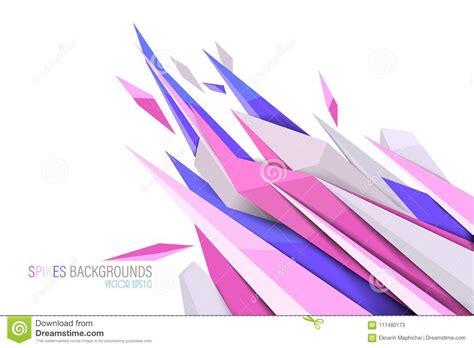 Pink Colors Spikes Backgrounds Stock Vector - Illustration of graphic ...