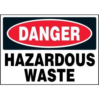 Chemical Hazard Labels Danger Hazardous Waste Emedco