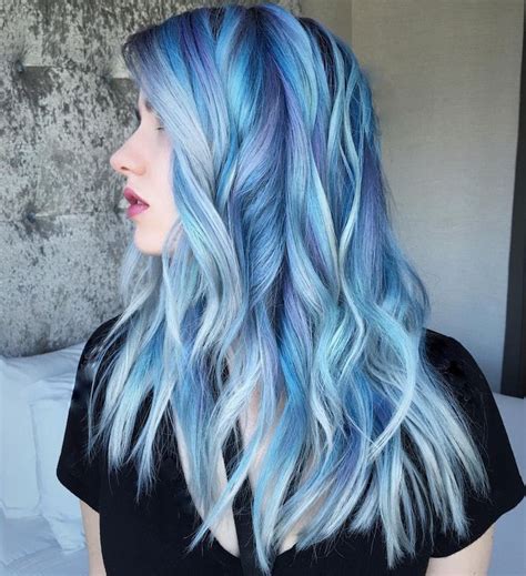 Blue Hair Like The Ocean The New Hair Color Trend Blue Is Associated