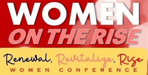 women on the rise conference revitalize renewal rise 1709 martin