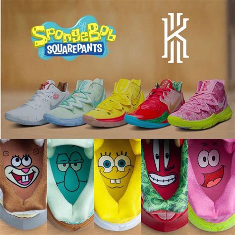 Nike Kyrie 5 Gs Spongebob Patrick Kids Stay Fresh
