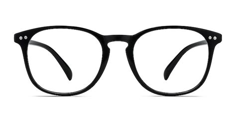 Record Round Black Full Rim Eyeglasses Eyebuydirect