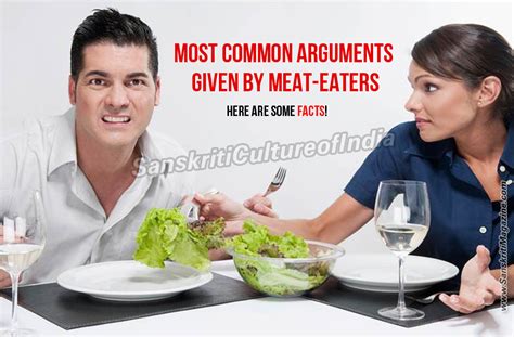 Some Of The Most Common Arguments Given By Meat Eaters Sanskriti