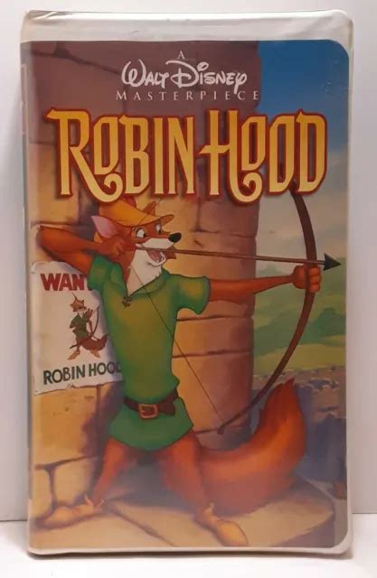Walt Disney Masterpiece Robin Hood Vhs Picclick