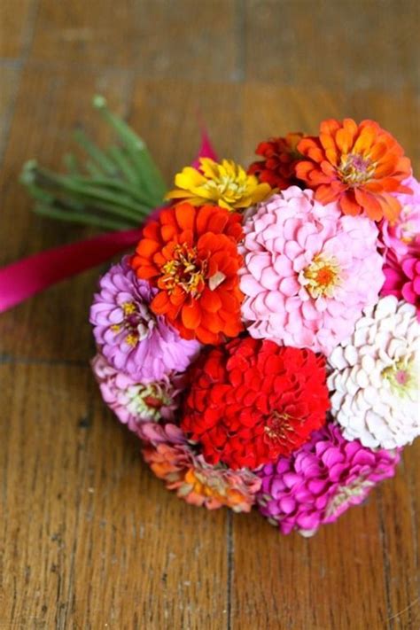 See more ideas about wedding flowers, floral, wedding. Summer Bouquets | bouquet in 2019 | Zinnia bouquet, Zinnia ...