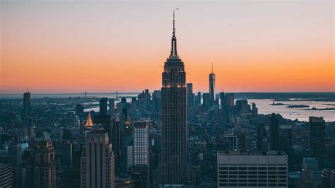 1920x1080 New York City Empire State Building Skyscrapers 1080p Laptop