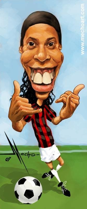 Ronaldinho By Mecho On Deviantart Cartoon Body Cartoon Faces Funny