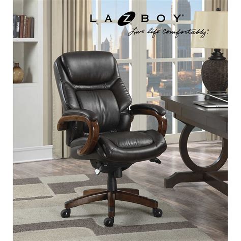 #6 lazboy big & tall executive black bonded leather chair. La-Z-Boy Kendrick Executive Office Chair | eBay