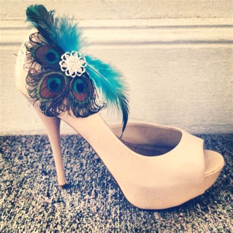 Peacock Shoe Clips Great Way To Dress Up Some Awesome Pumps