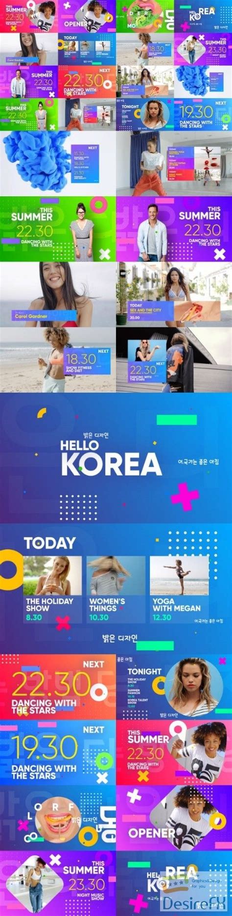 Download the best after effects projects for free our collection include free openers, logo sting, intro and video display template all high quality premium ae files. Videohive Modern Brodcast Package 22161723 (With images ...