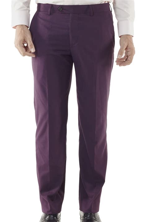 Custom Tailored Mens Purple Dress Pants Tailor Made