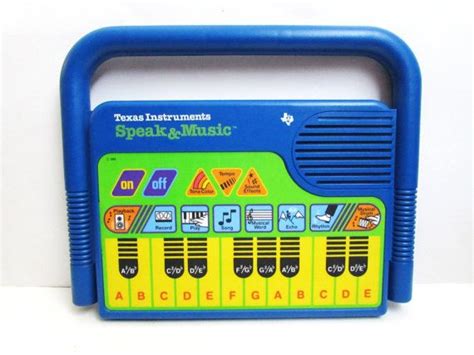 Texas Instruments Speak And Music Learning Toy 1985 By Speak And Spell