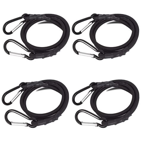 Buy Inch Bungee Cords With Carabiner Clips Pcs Rio Direct