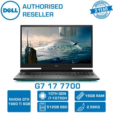 Delivery In 24 Hours Dell G7 17 7700 Gaming Laptop 173inch I7