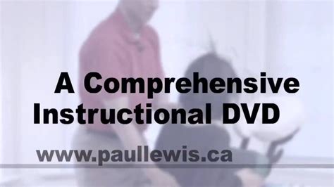 Instructional Dvd In Chair Massage Paul Lewis