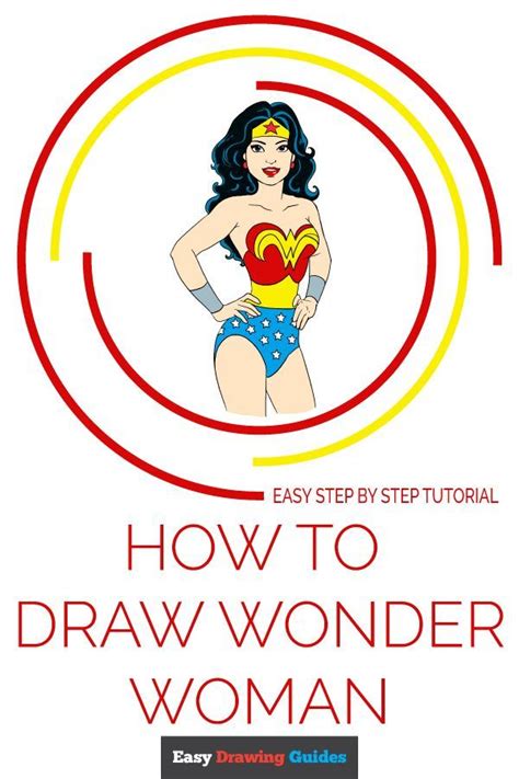 How To Draw Wonder Woman Really Easy Drawing Tutorial Drawing