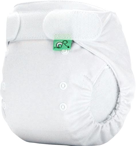 Tots Bots Easyfit Star All In One Reusable Nappy White Tots Bots