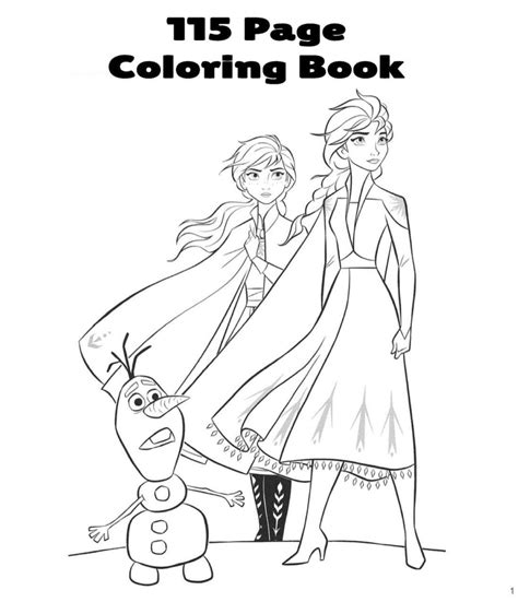 Elsa Coloring Book Kinosvalka