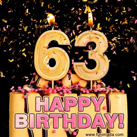 Happy 63rd Birthday Animated S