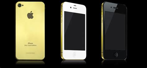 Iphone 4s Gold With Swarovski Stones Wonderful