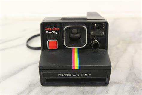 Polaroid Time Zero Onestep Land Camera Instant Film Camera Black Ser