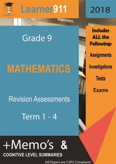 2018 Mathematics Teacher911 Gr 9 Revision E-book - Teacha!