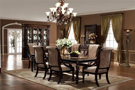 Decor Round Formal Dining Room Tables Victorian Expansive Formal Dining